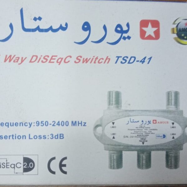 Eurostar 4 Way DiSEqC Switch