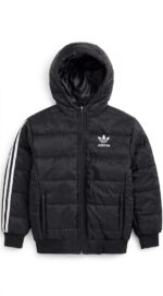 ⁦🧥 جاكت أطفال و محير Adidas بامب - شتوي 2026 🔥⁩ - الصورة ⁦2⁩