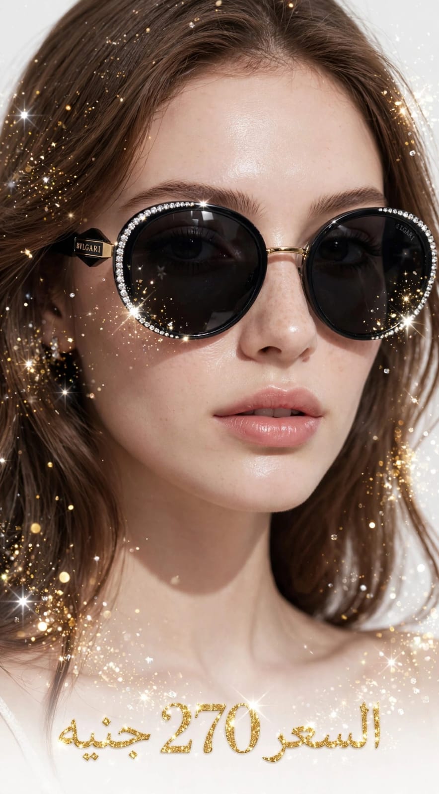 270M نضارة BVLGARI الترند مدورة بفصوص 💎 - الصورة 1
