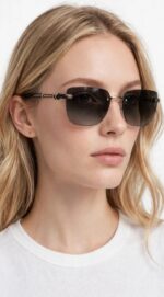 ⁦نضارة Balenciaga بدون فريم تريندي 😎🔥⁩ - الصورة ⁦2⁩