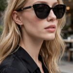 🕶️ نضارة كات آي - Black & Gold 🕶️
